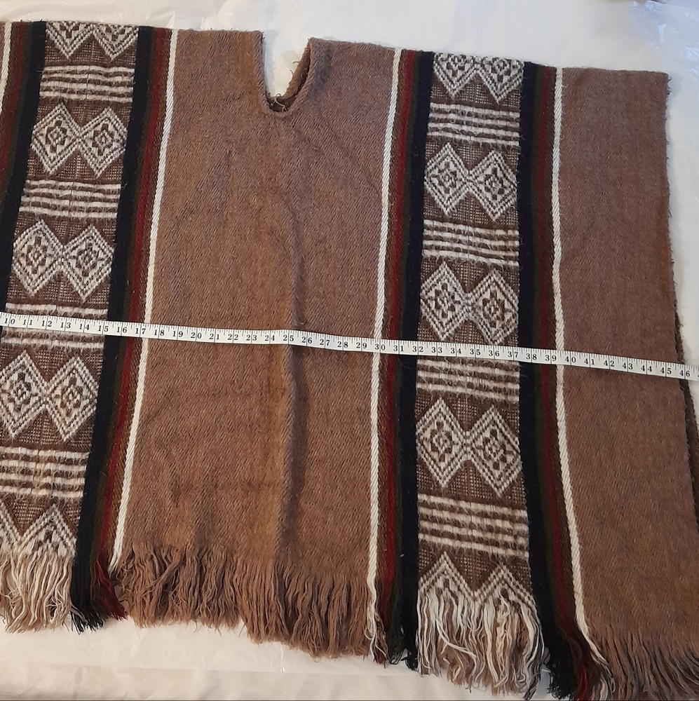 ● UNISEX Poncho Topper Wrap - Picture 7 of 10